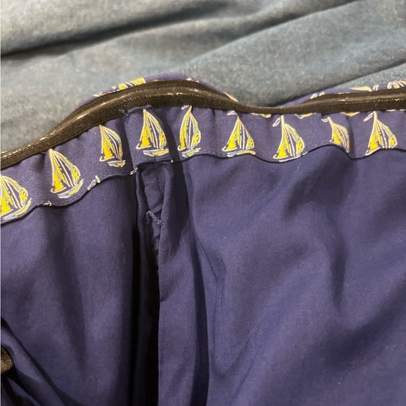 Vineyard Vines strapless mini dress sailboats navy sz 12 - Picture 4 of 5